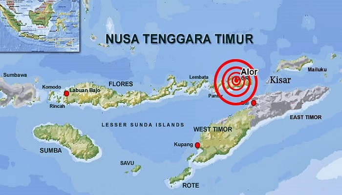Gempa Magnitudo 6,0 Guncang Nusa Tenggara Timur