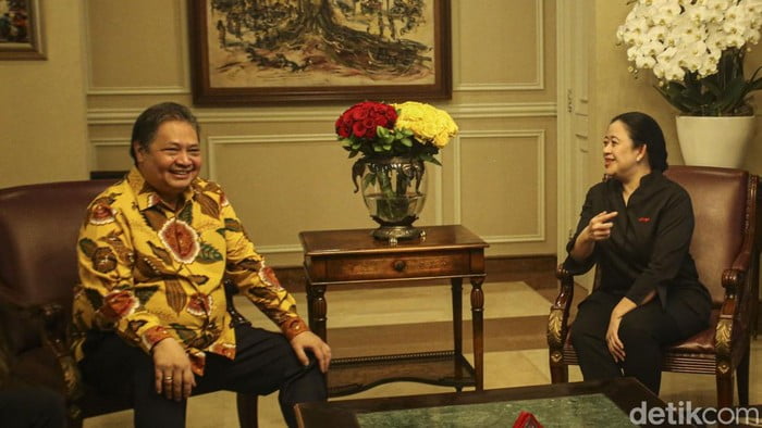 Puan Maharani Bertemu Airlangga Hartarto