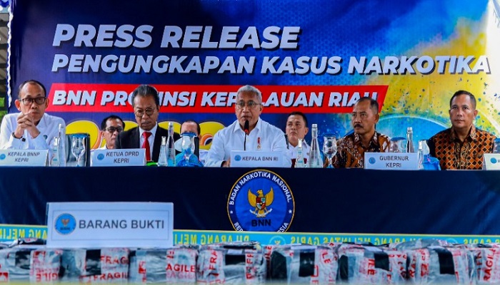 BNN Kepulauan Riau Gagalkan Peredaran Sabu 60 KG