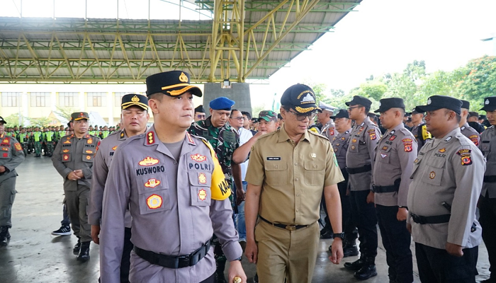 Polresta Bandung Gelar Patroli Skala Besar Amankan Pemilu 2024