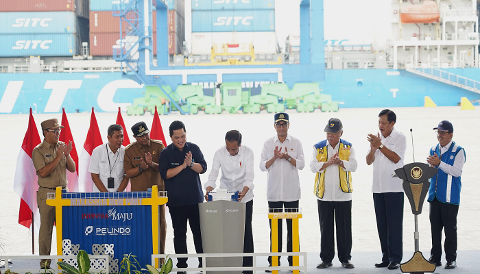 Presiden Jokowi Resmikan Makassar New Port