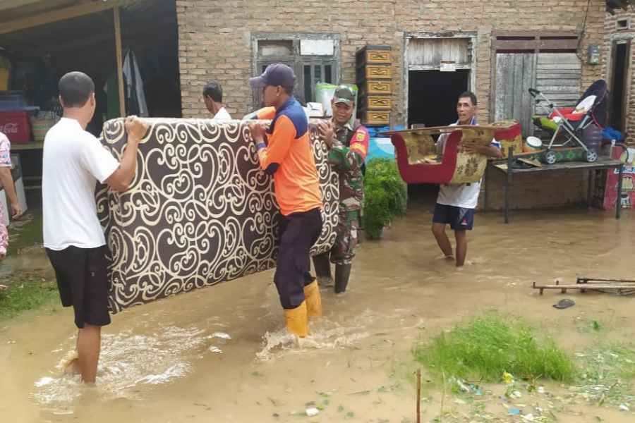Pringsewu Lampung Banjir, 4 Desa Terendam