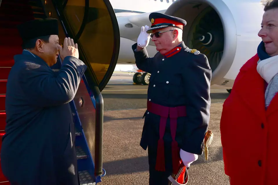 Presiden Prabowo Tiba Di London