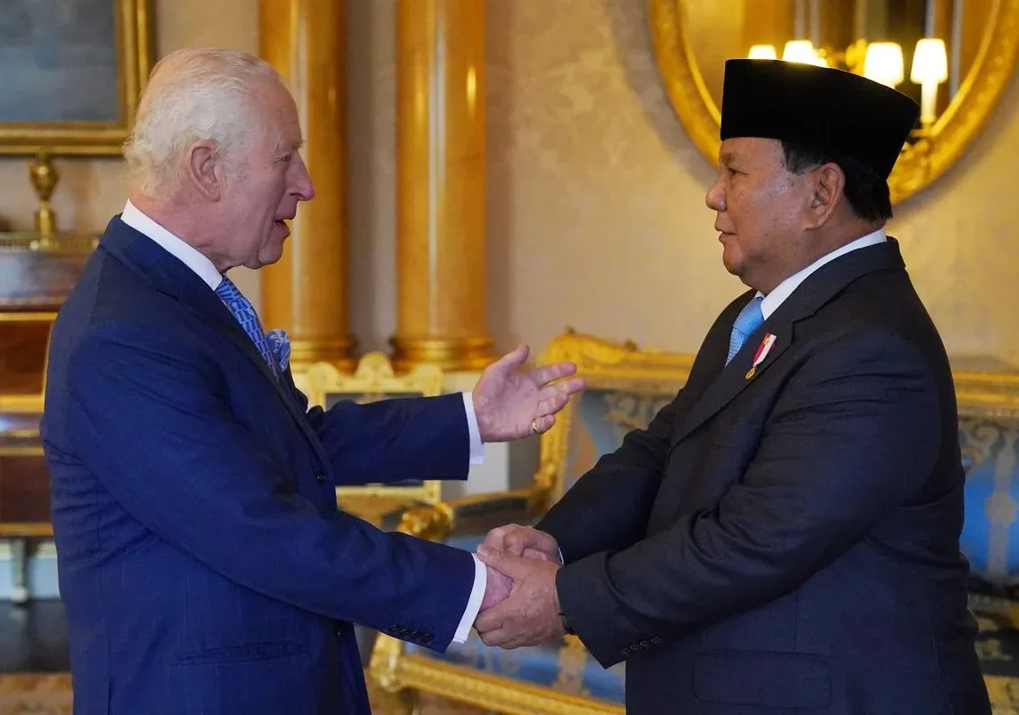 Prabowo Bertemu Raja Charles III Di Istana Buckingham