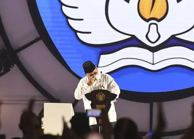 Prabowo Menangis Di Hadapan Para Guru