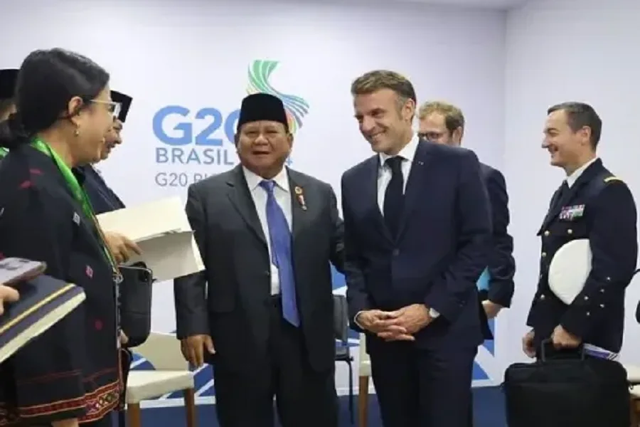 Prabowo-Macron Bahas Kerja Sama Ekonomi Dan Alutsista