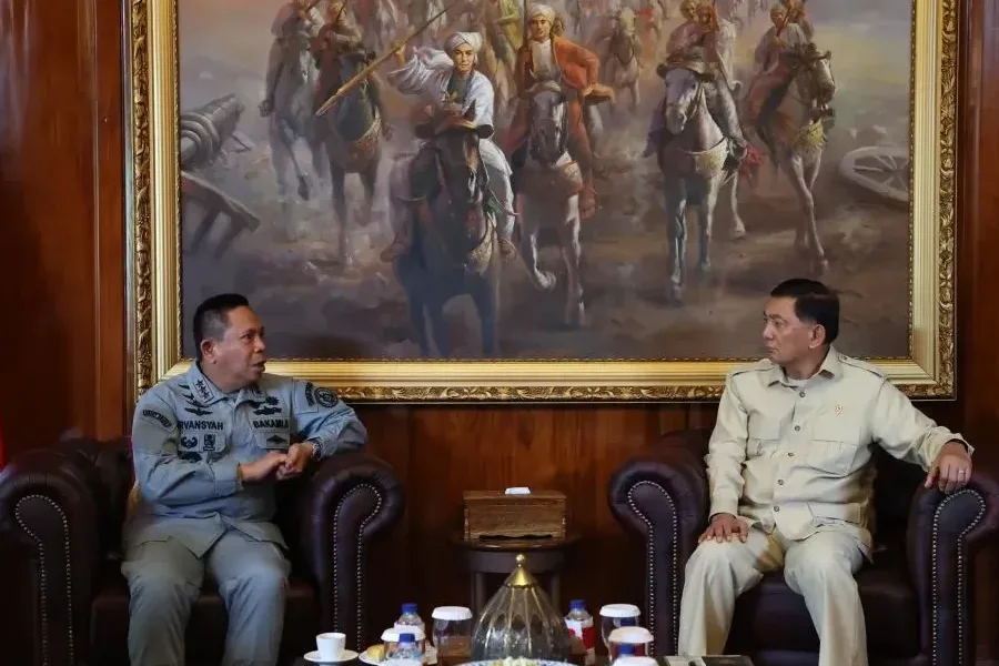 Menhan Dan Kepala Bakamla Bahas Stabilitas Maritim