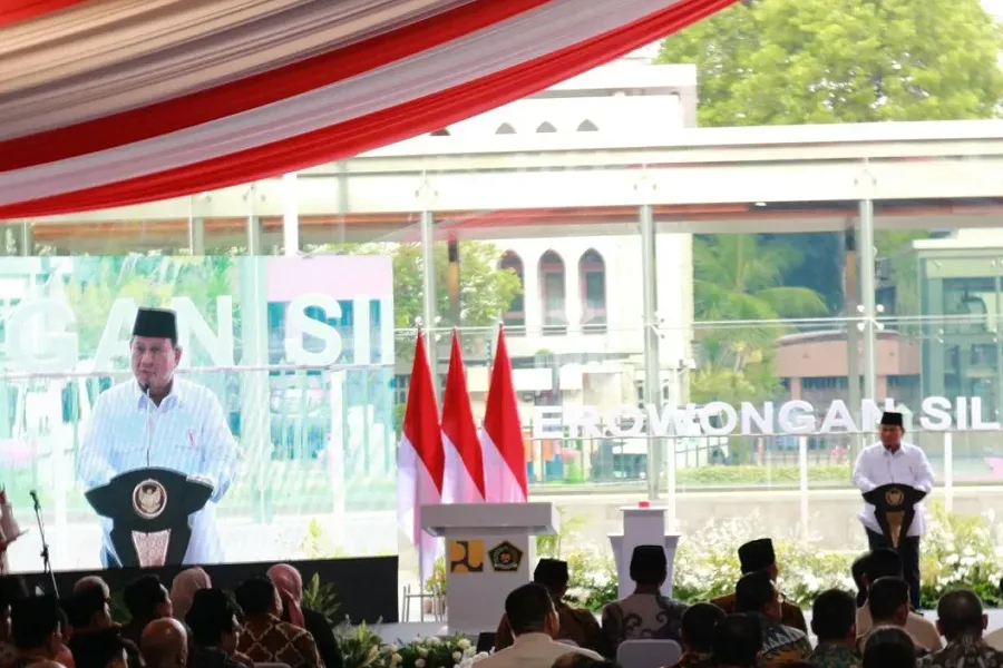 Prabowo Resmikan Terowongan Silaturahim Istiqlal-Katedral