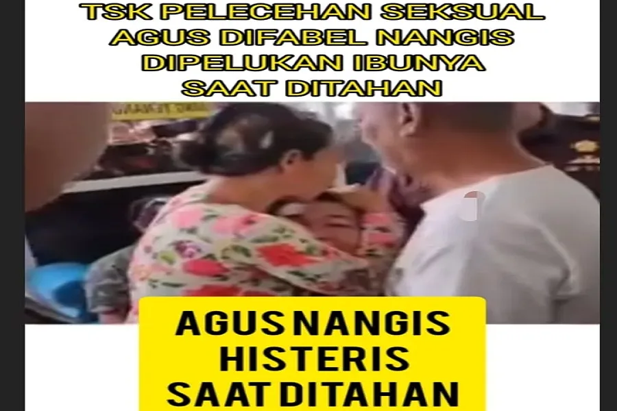 Agus Buntung Menangis Histeris Dijebloskan Ke Tahanan