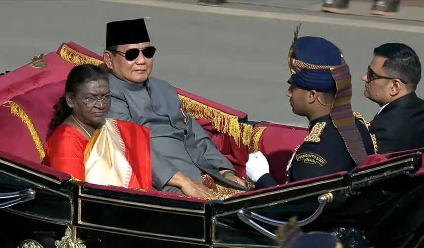 Prabowo Hadiri Parade Hari Republik India