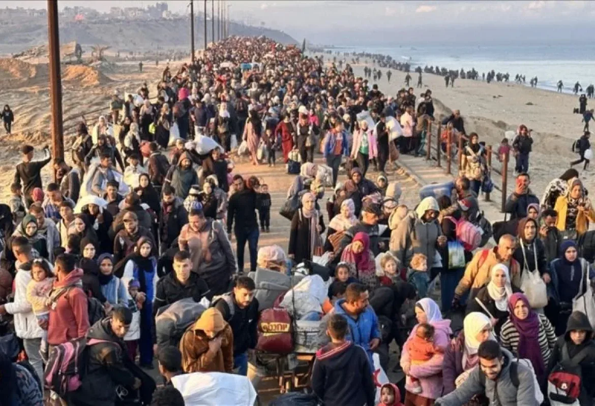 Setengah Juta Lebih Pengungsi Palestina Kembali ke Gaza Utara