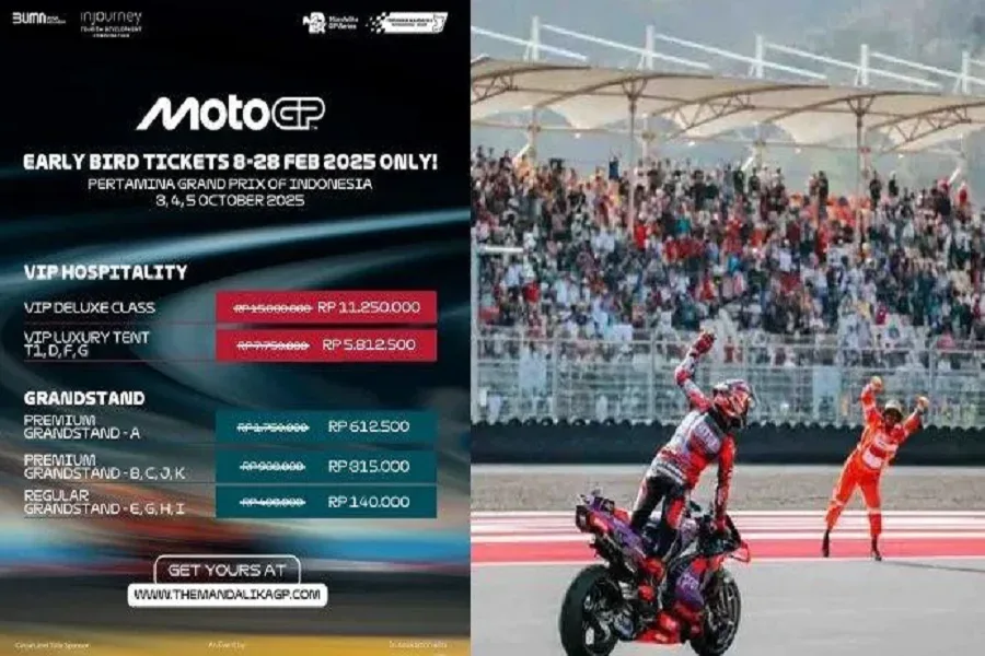 Ada Program Early Bird, Ayo Segera Pesan Tiket MotoGP Mandalika 2025