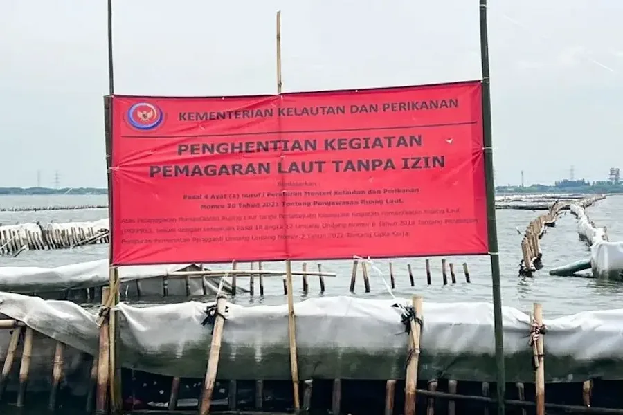 KKP: PT TRPN Kena Sanksi Soal Pagar Laut Bekasi