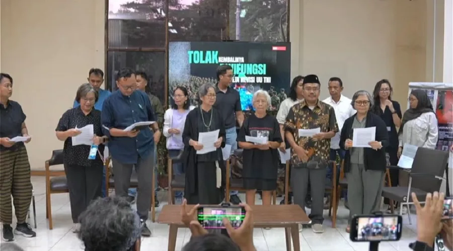 Keluarkan Petisi, Koalisi Masyarakat Sipil Tolak RUU TNI