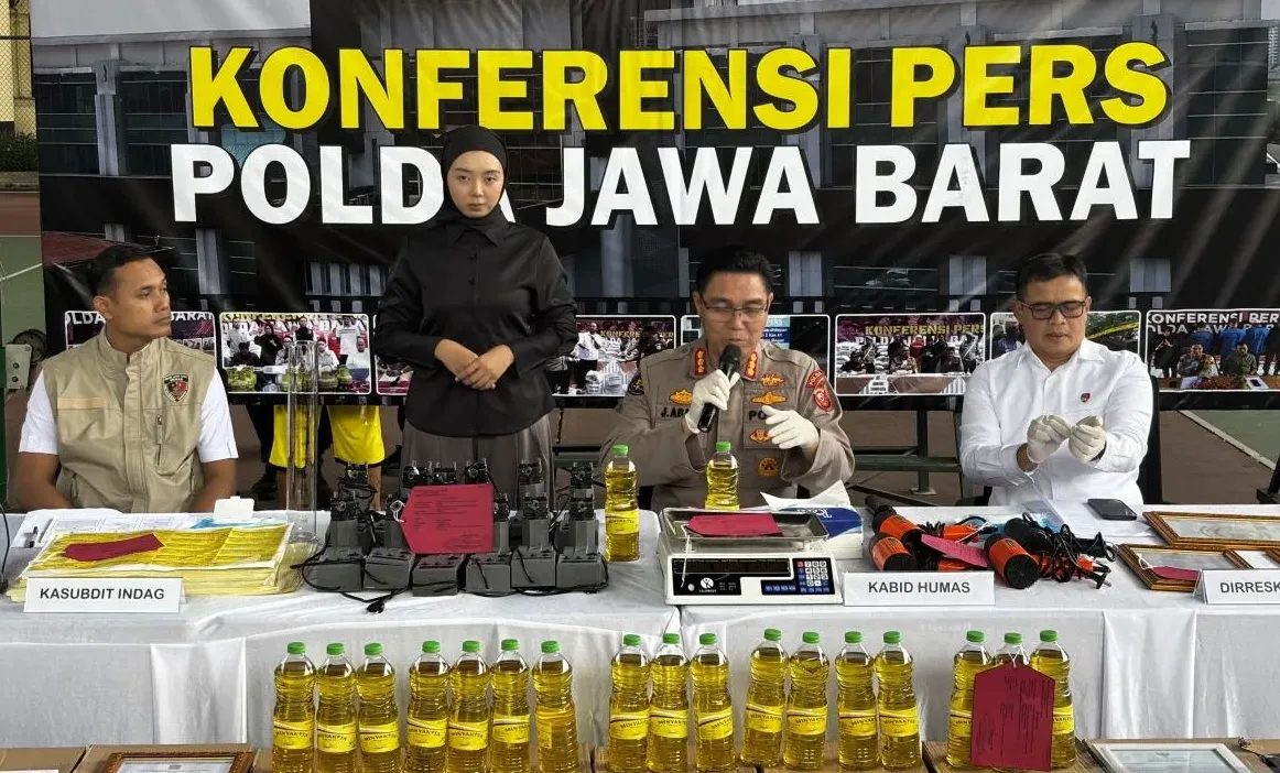 Polda Jabar Ungkap Peredaran MinyaKita Tidak Sesuai Takaran