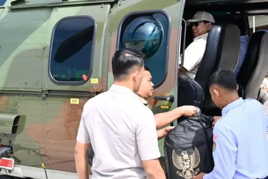 Presiden Prabowo Pimpin Panen Raya Di Majalengka