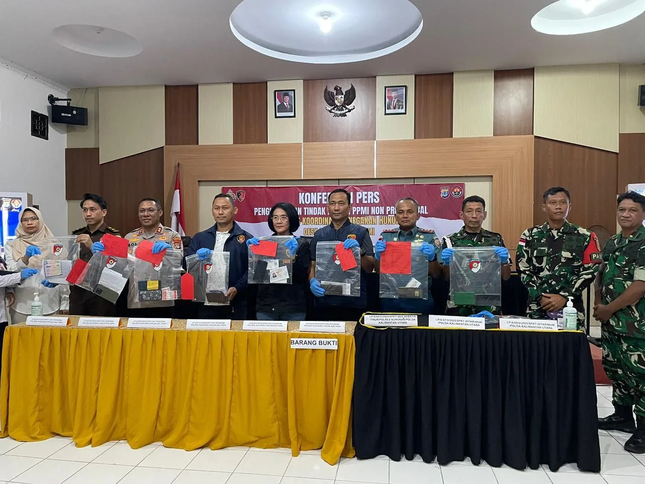 Satgas PMI Bekuk Pelaku Pidana Perdagangan Orang Di Kaltara