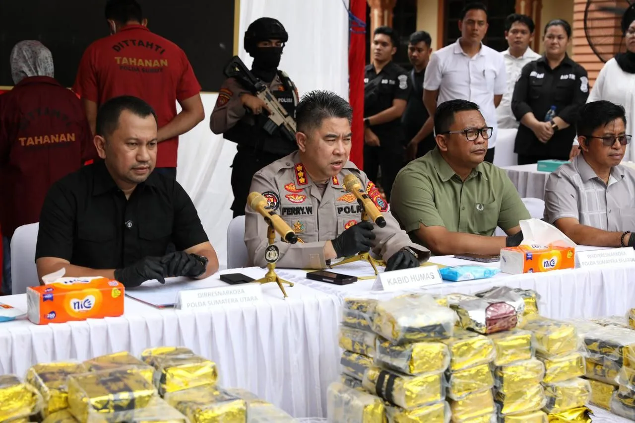 Polisi Gagalkan Peredaran Sabu Dalam Bungkus Kopi Senilai 100M