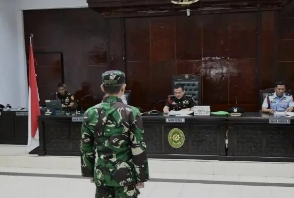 Hakim Vonis Pidana Penjara Seumur Hidup Prajurit TNI AL Pembunuh Jurnalis