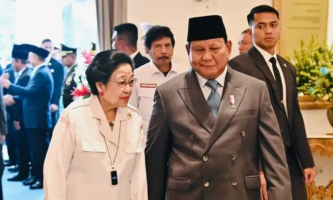 Canda Prabowo ke Megawati: Ibu Agak Kurus, Diet Ibu Berhasil