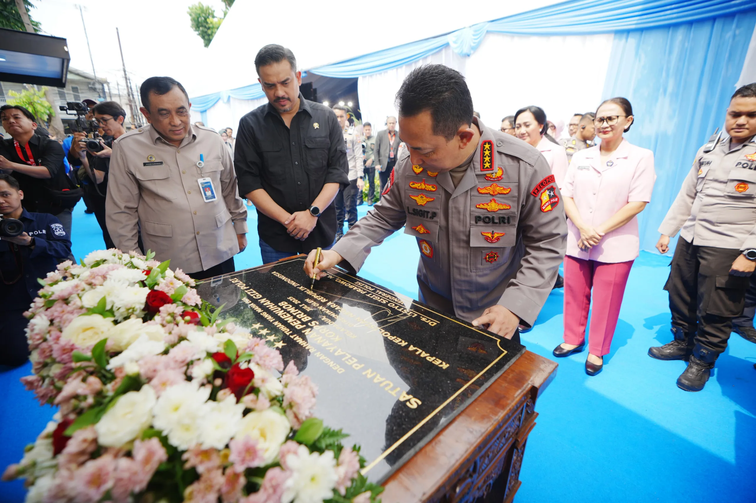 Resmikan 28 SPPG Polri, Kapolri Minta Perkuat Quality Control