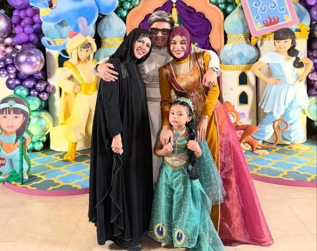 Tepis Isu Tak Akur, Geni Faruk dan Aurel Hermansyah Tampil Kompak di Ultah Ameena