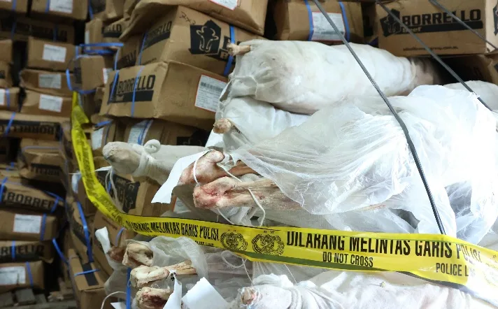 Jual Daging Domba Impor Kedaluwarsa, Empat Tersangka Dibekuk