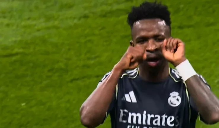 Vinicius Jr Ungkap Arti Selebrasi ‘Cry Cry’ saat Bungkam Manchester City