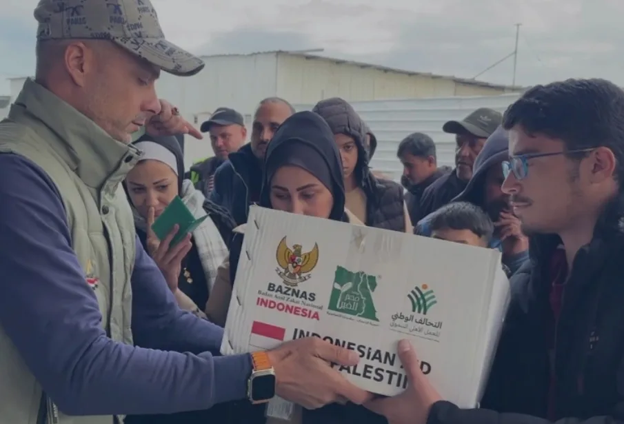 15 Ribu Paket Bantuan Sembako Indonesia Tiba Di Palestina