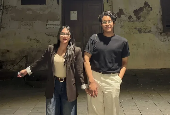 Ardhito Pramono Bagikan Momen Manis Bersama Davina Karamoy di Kota Tua