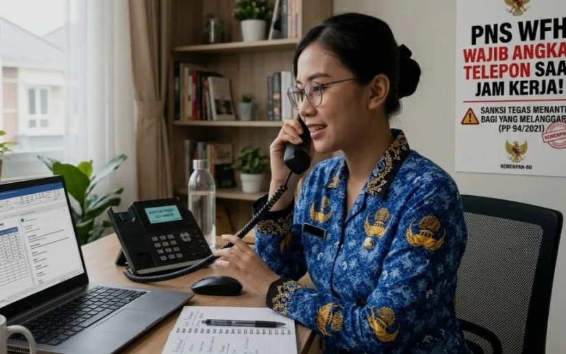 ASN WFH Bukan Buat Selow, Ini Aturannya!