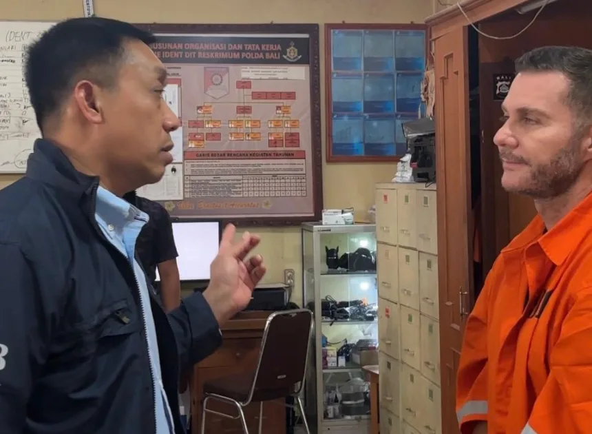 Buron Interpol Asal Inggris Steven Lyons Ditangkap di Bali