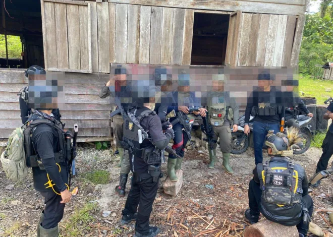 Pasca Kontak Tembak, Satgas Damai Cartenz Sisir Markas KKB Yahukimo