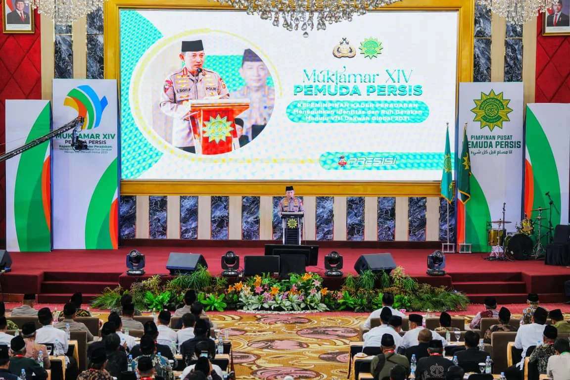 Kapolri Buka Muktamar Pemuda Persis, Minta Sinergi Jaga Stabilitas Kamtibmas