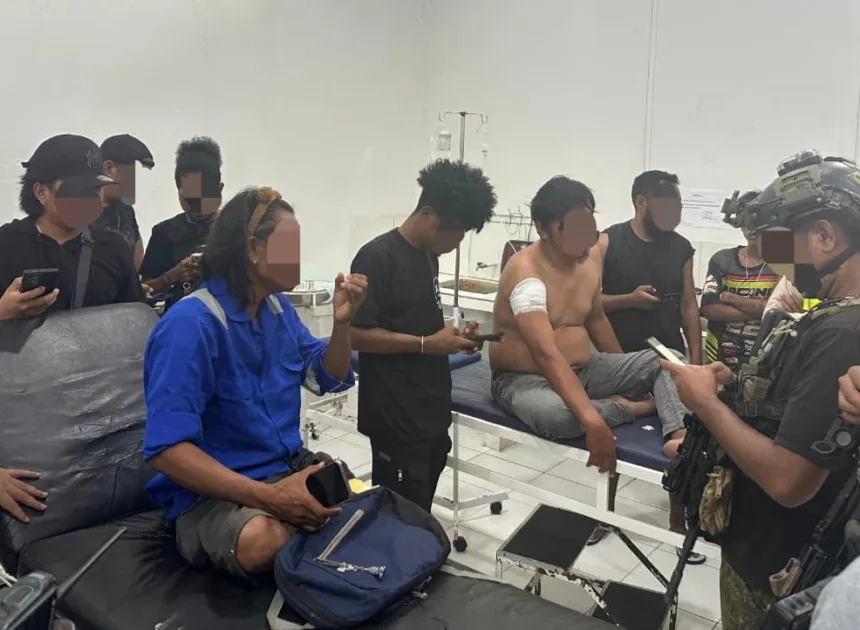 KKB berondong Tembakan, 2 Warga Sipil Terluka