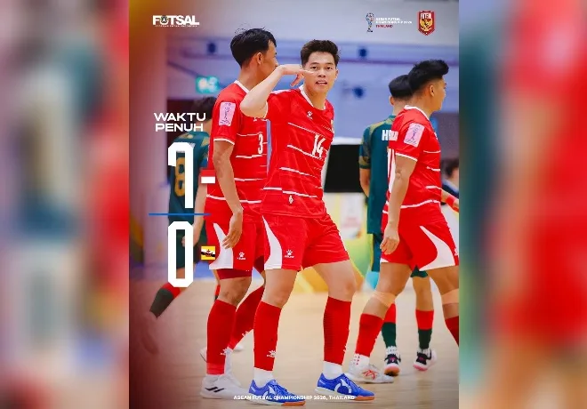 Timnas Futsal Indonesia Tekuk Brunei Darussalam 7-0 di ASEAN Futsal Championship 2026