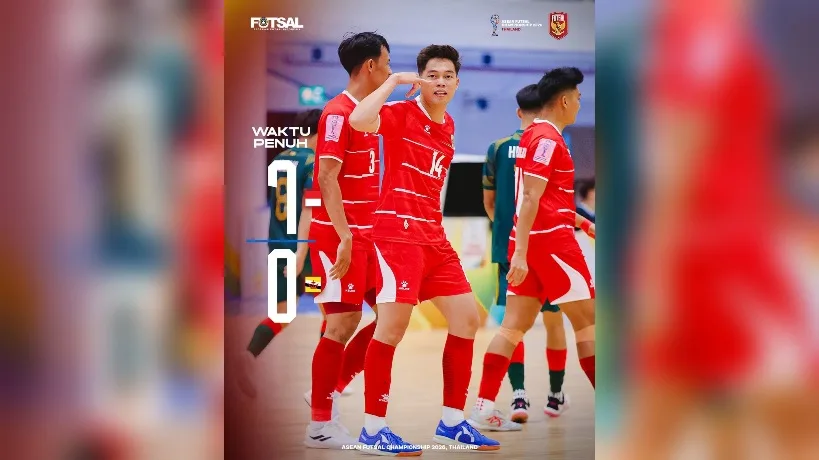 Timnas Futsal Indonesia Tekuk Brunei Darussalam 7-0 di ASEAN Futsal Championship 2026