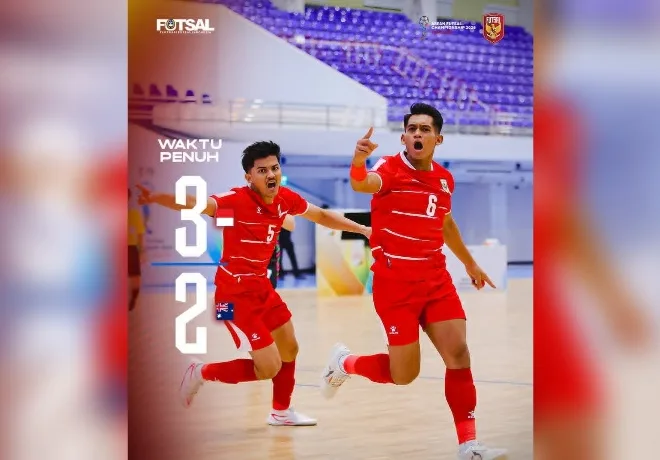 Kalahkan Australia 3-2, Timnas Futsal Indonesia Jadi Juara Grup B AFF Futsal 2026