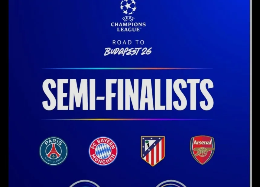 Peluang Merata Di Semifinal Liga Champions 2025/2026: Arsenal Vs Atletico, Bayern Vs PSG