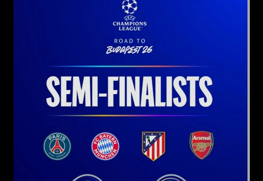 Peluang Merata Di Semifinal Liga Champions 2025/2026: Arsenal Vs Atletico, Bayern Vs PSG