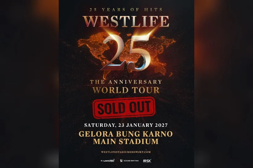 Tiket Konser Westlife di Jakarta Ludes dalam 12 Jam, Ukir Sejarah di Asia Tenggara