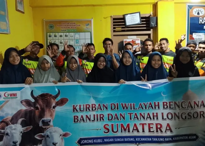 ARM HA-IPB Berkurban Sapi Untuk Korban Banjir Di Jorong Kubu
