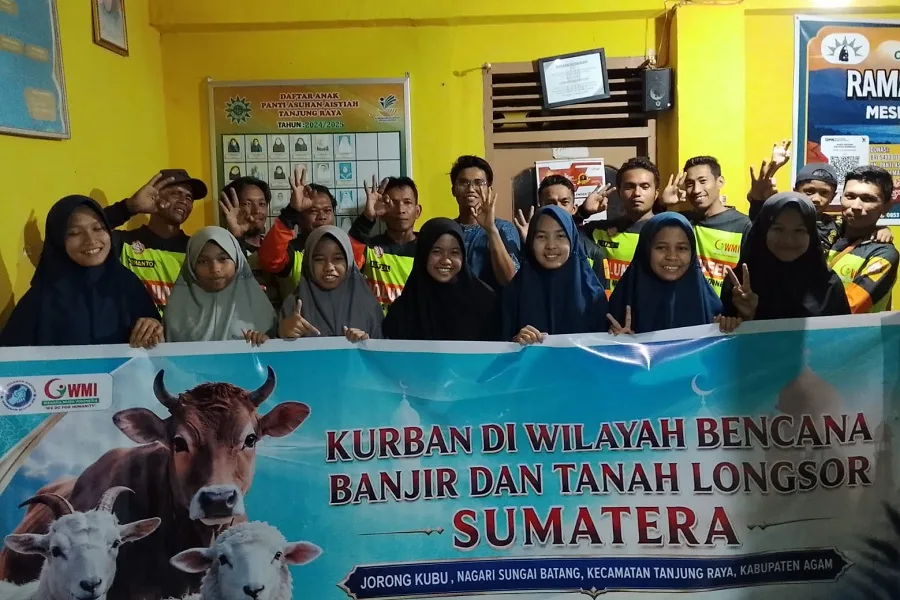 ARM HA-IPB Berkurban Sapi Untuk Korban Banjir Di Jorong Kubu