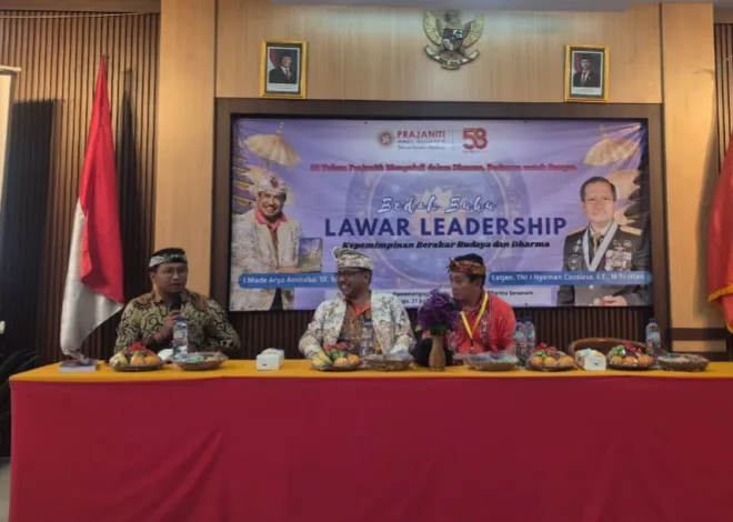 Bedah Buku Lawar Leadership, Dorong Kepemimpinan Berkarakter Budaya Dan Dharma