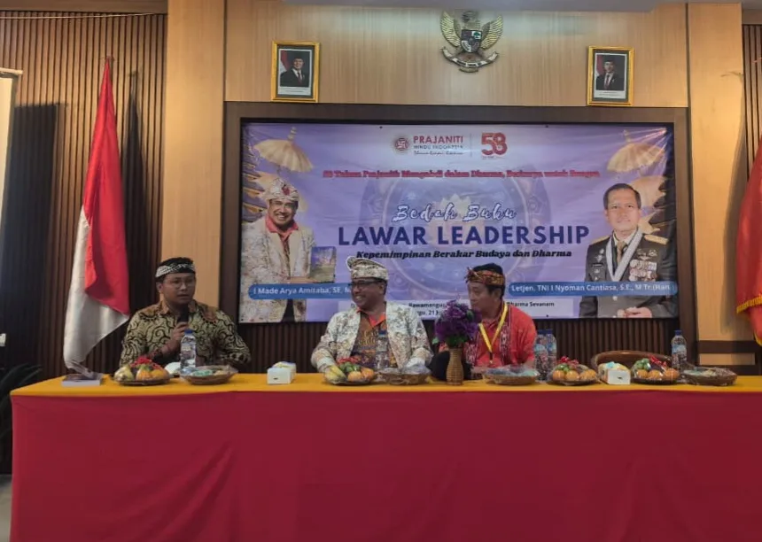 Bedah Buku Lawar Leadership, Dorong Kepemimpinan Berkarakter Budaya Dan Dharma