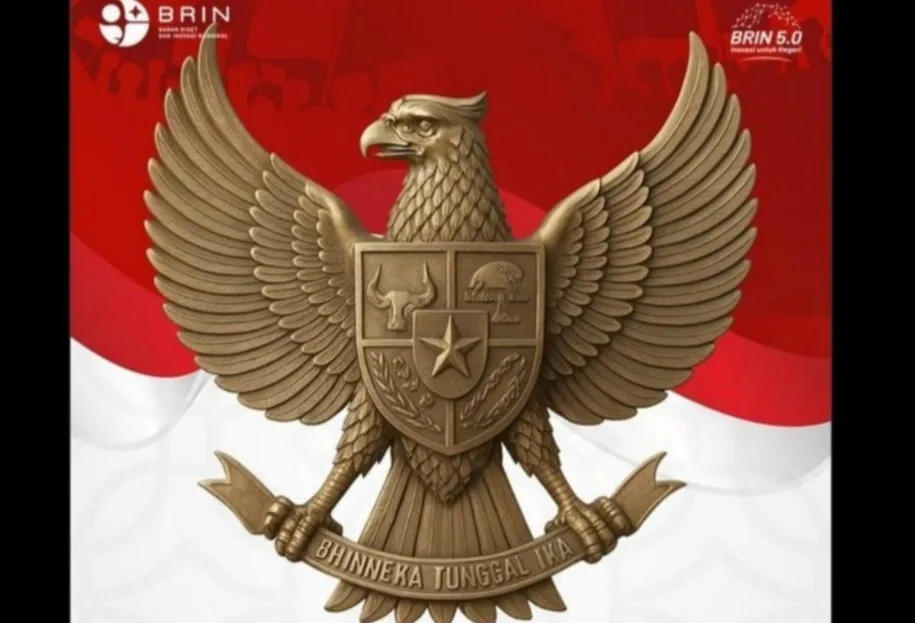 Selevel BRIN Teledor Unggah Gambar Garuda Hasil AI Di Harlah Pancasila
