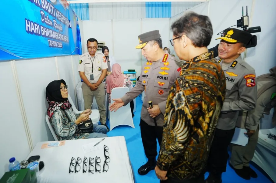 Rangkaian Peringatan Hari Bhayangkara Ke-80, Kapolri Hadiri Puncak Bakti Kesehatan