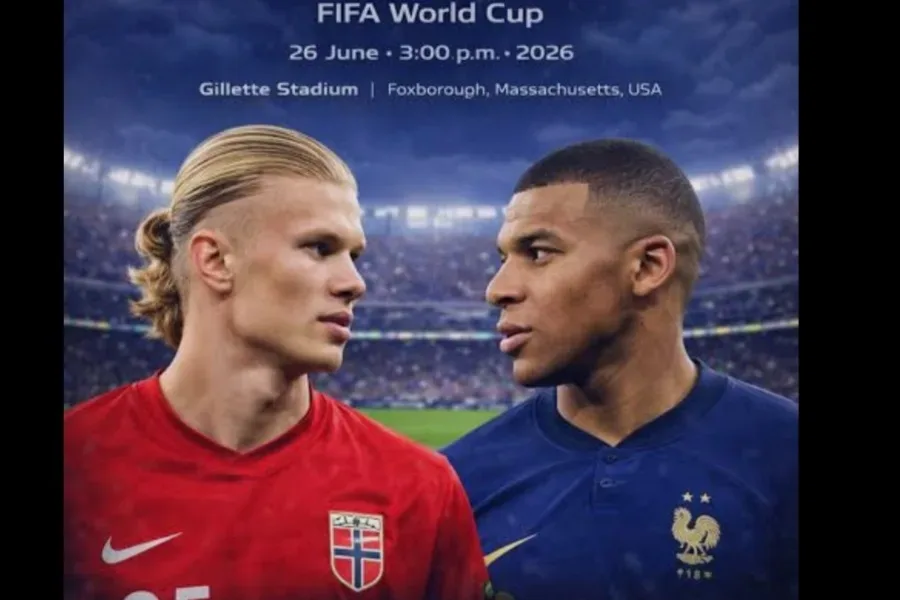 Duel Norwegia vs Prancis Milik Haaland Dan Mbappe
