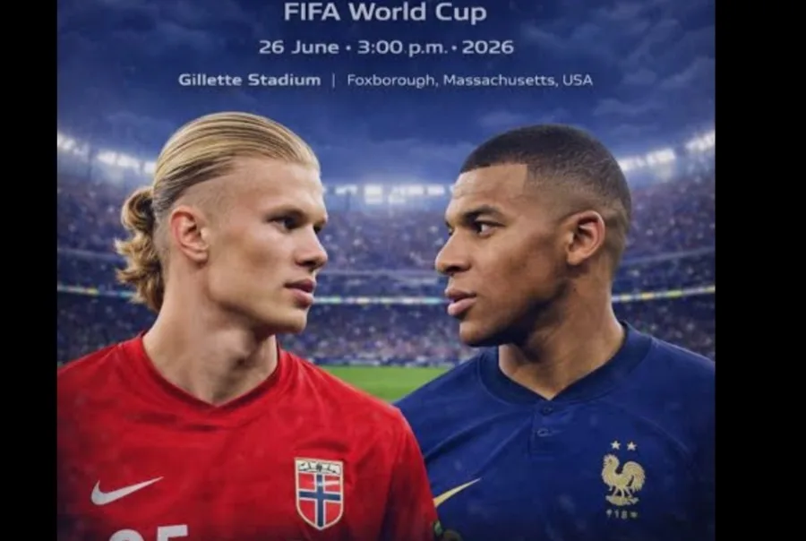Duel Norwegia vs Prancis Milik Haaland Dan Mbappe