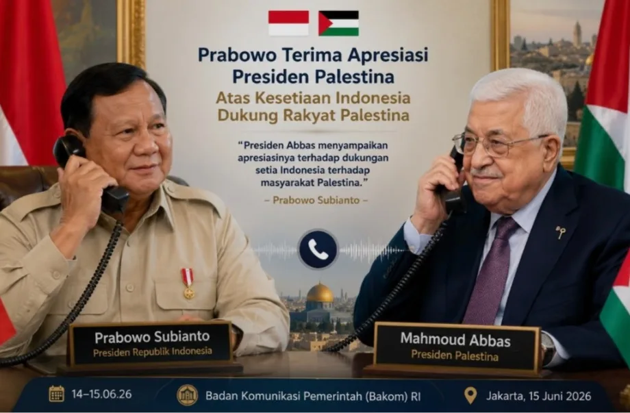 Presiden Palestina Mahmoud Abbas Telpon Prabowo, Bahas Apa?